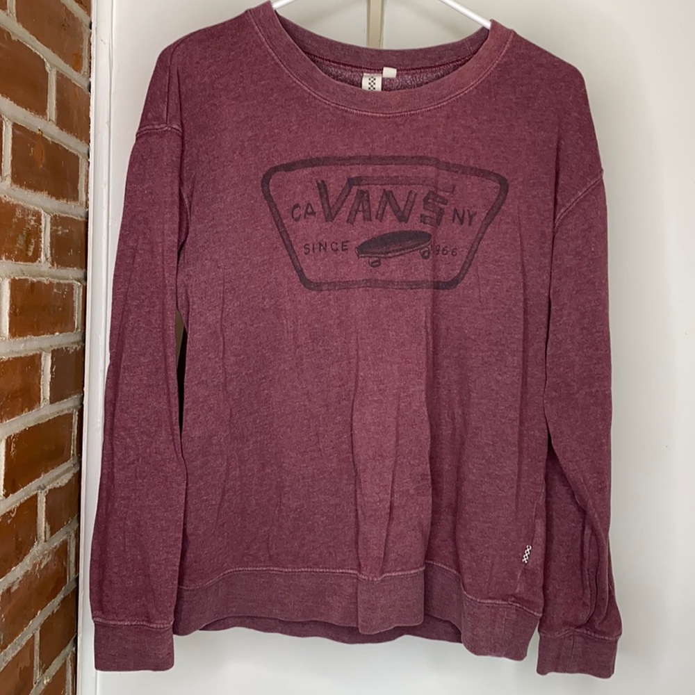 Vans sweatshirt size medium